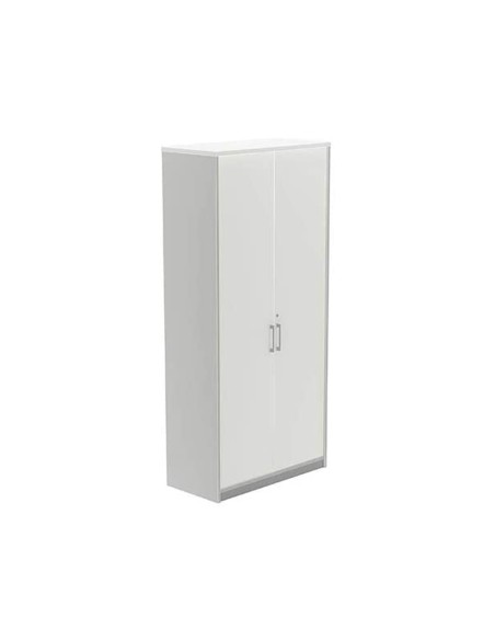 Armario rocada con cuatro estantes y dos puertas serie store 195x90x45 cm acabado ab04 aluminio blanco Armario rocada con cuatro estantes y dos puertas serie store 195x90x45 cm acabado ab04 aluminio blanco