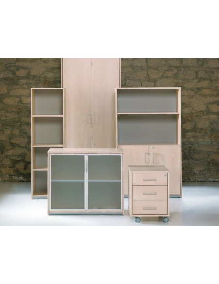 Armario rocada con cinco estantes serie store 195x90x45 cm acabado aa01 haya haya Armario rocada con cinco estantes serie store 195x90x45 cm acabado aa01 haya haya