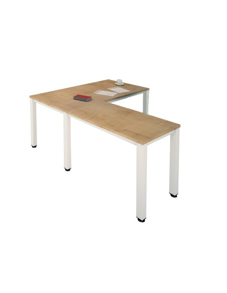 Ala para mesa rocada serie executive 60x 100 cm derecha o izquierda acabado ad01 aluminio haya Ala para mesa rocada serie executive 60x 100 cm derecha o izquierda acabado ad01 aluminio haya