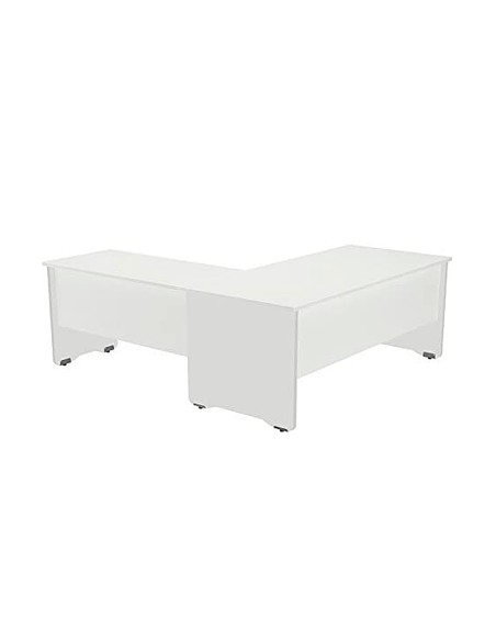 Ala para mesa rocada serie work 100x60 cm derecha o izquierda acabado aw04 blanco blanco Ala para mesa rocada serie work 100x60 cm derecha o izquierda acabado aw04 blanco blanco