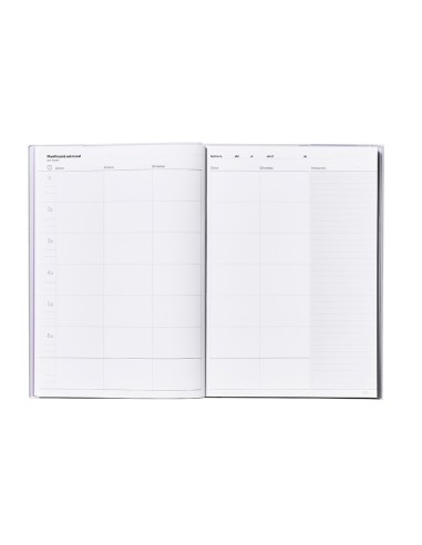 Agenda de programacion additio a4 plan mensual y programacion semanal del curso en catalan