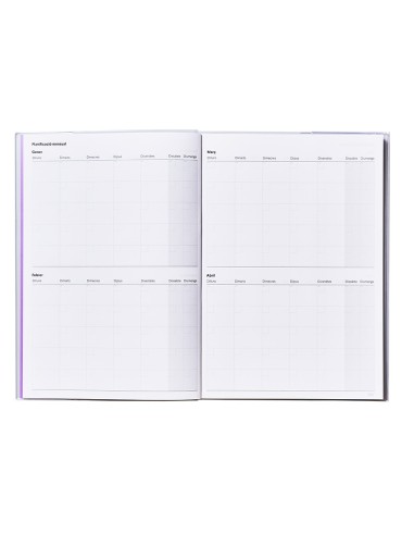 Agenda de programacion additio a4 plan mensual y programacion semanal del curso en catalan