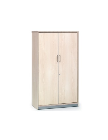 Armario rocada con 3 estantes y dos puertas enteras serie store 156x90x45 acabado aa01 haya haya