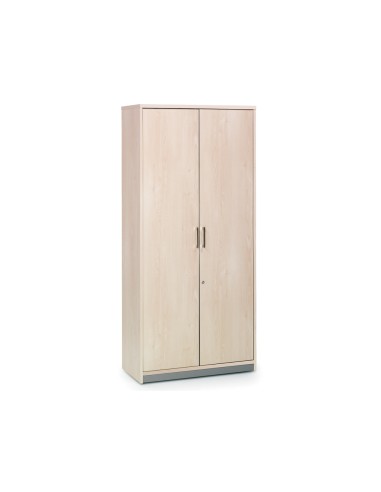 Armario rocada con cuatro estantes y dos puertas serie store 195x90x45 acabado aa01 haya haya