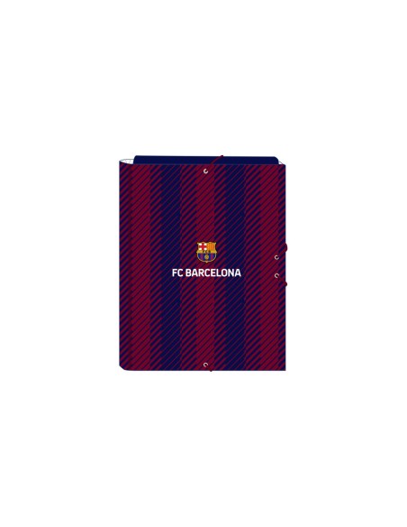 Carpeta carton folio gomas solapas safta fc barcelona