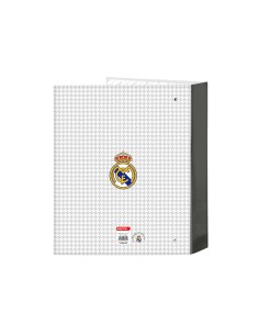 Carpeta safta 4 anillas lomo ancho carton folio real madrid 1 equipacion 24 25