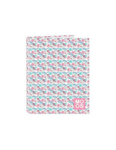 Carpeta safta 4 anillas mixtas carton folio moos floresistente