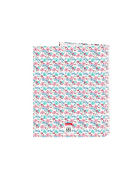 Carpeta safta 4 anillas mixtas carton folio moos floresistente