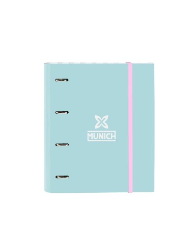 Carpeta safta 4 anillas de 35 mm con recambio din a4 100 hojas con goma y 5 separadores munich heaven