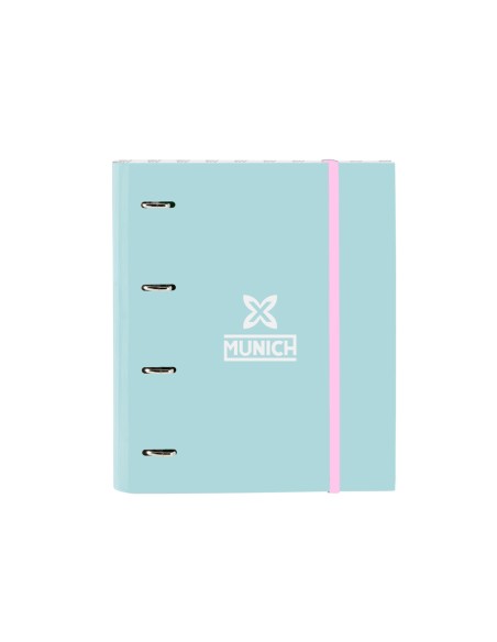 Carpeta safta 4 anillas de 35 mm con recambio din a4 100 hojas con goma y 5 separadores munich heaven