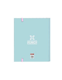 Carpeta safta 4 anillas de 35 mm con recambio din a4 100 hojas con goma y 5 separadores munich heaven