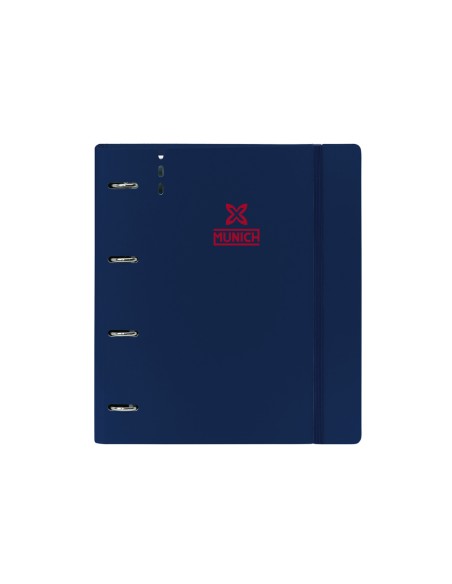 Carpeta safta 4 anillas de 35 mm con recambio din a4 100 hojas polipropileno munich royal