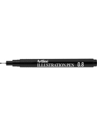 Rotulador artline calibrado micrometrico negro illustration pen ek 288iln punta poliacetal 08mm