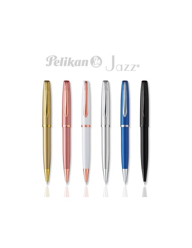 Boligrafo pelikan jazz noble elegance expositor de 12 unidades colores surtidos