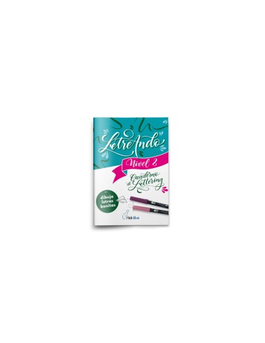 Cuaderno lettering minkblau letreando nivel 2 perfeccionamiento