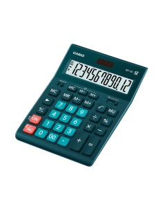 Calculadora casio gr 12c dg w sobremesa 12 digitos color verde oscuro