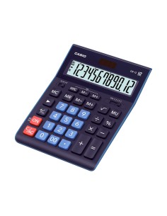 Calculadora casio gr 12 bu w sobremesa 12 digitos color azul