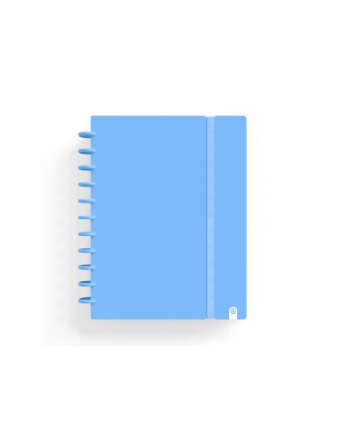 Cuaderno carchivo ingeniox foam a5 80h cuadricula azul pastel