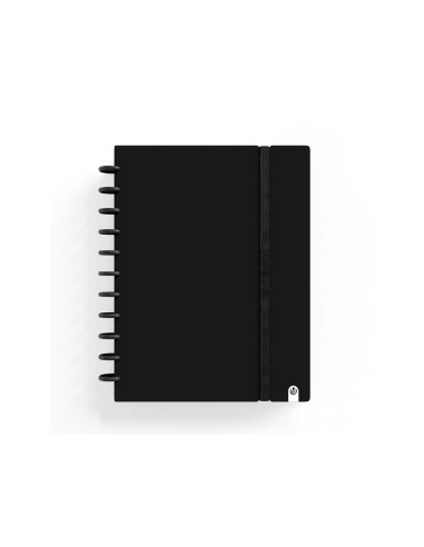 Cuaderno carchivo ingeniox foam a5 80h cuadricula negro