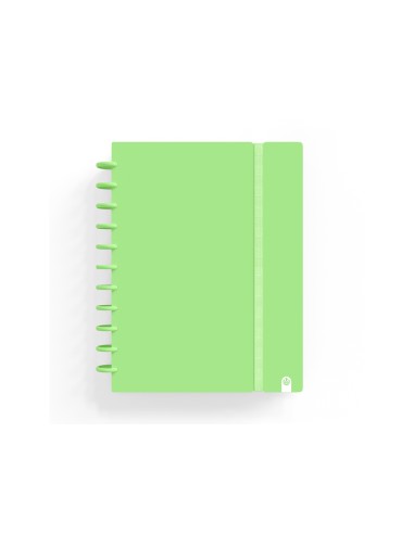 Cuaderno carchivo ingeniox foam a4 80h cuadricula verde pastel