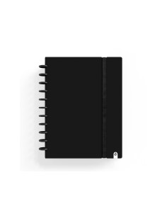 Cuaderno carchivo ingeniox foam a4 80h cuadricula negro