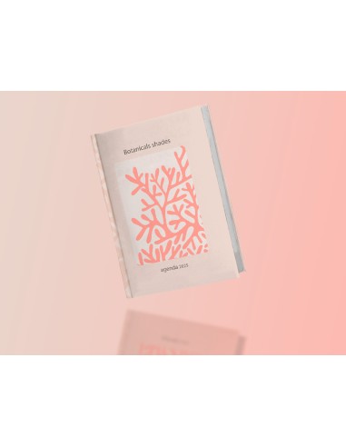 Agenda encuadernada liderpapel nomi a6 2025 dia pagina coral papel 70 gr