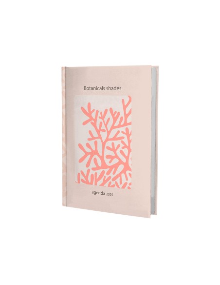 Agenda encuadernada liderpapel nomi a6 2025 dia pagina coral papel 70 gr