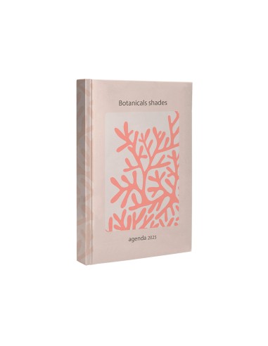 Agenda encuadernada liderpapel nomi a5 2025 dia pagina coral papel 70 gr