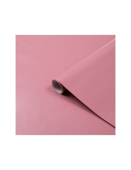 Rollo adhesivo d c fix rosa ceniza mate ancho 45 cm largo 15 mt