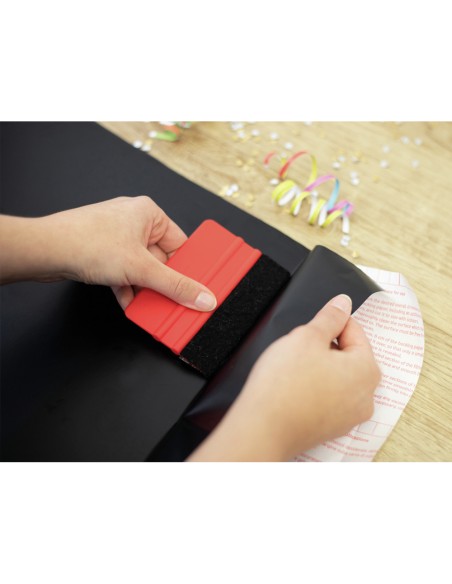 Rollo adhesivo d c fix negro mate ancho 45 cm largo 15 mt