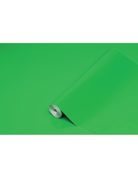 Rollo adhesivo d c fix verde ancho 45 cm largo 15 mt