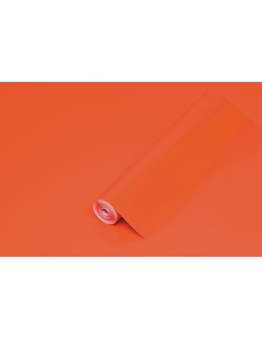 Rollo adhesivo d c fix naranja ancho 45 cm largo 15 mt
