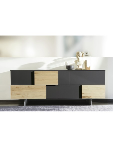 Rollo adhesivo d c fix gris antracita mate ancho 45 cm largo 15 mt