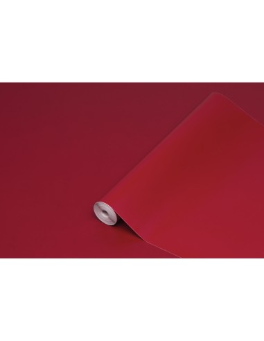 Rollo adhesivo d c fix burdeos mate ancho 45 cm largo 15 mt