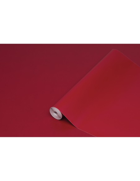 Rollo adhesivo d c fix burdeos mate ancho 45 cm largo 15 mt