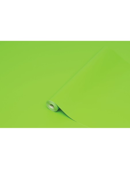 Rollo adhesivo d c fix verde manzana mate ancho 45 cm largo 15 mt