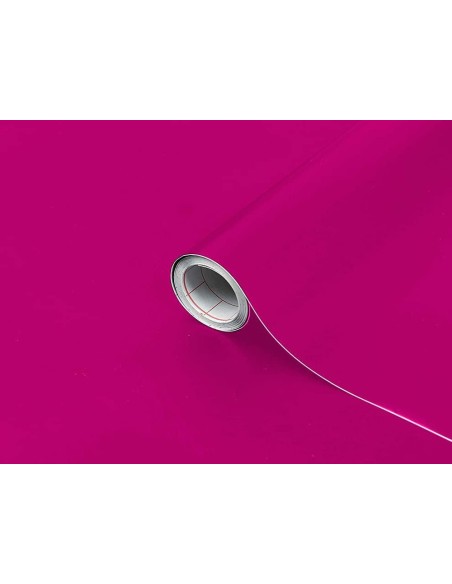 Rollo adhesivo d c fix magenta ancho 45 cm largo 15 mt