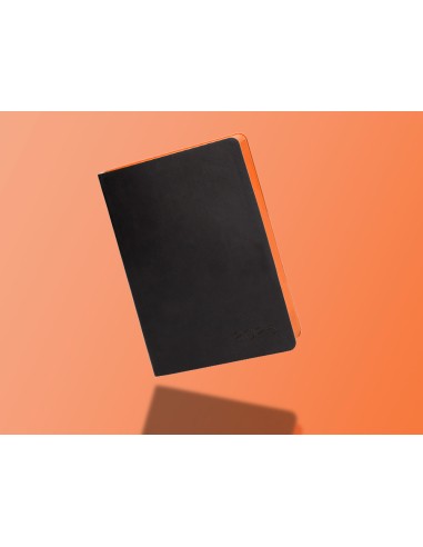 Agenda encuadernada liderpapel sifnos a5 2025 dia pagina color naranja papel 70 gr