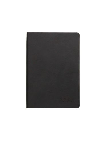 Agenda encuadernada liderpapel sifnos a5 2025 dia pagina color naranja papel 70 gr