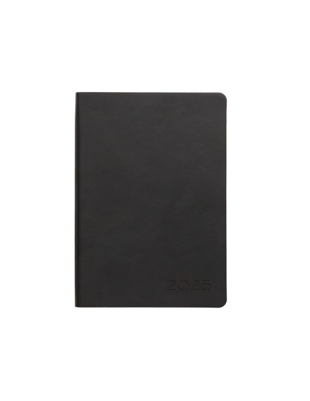 Agenda encuadernada liderpapel sifnos a5 2025 dia pagina color naranja papel 70 gr