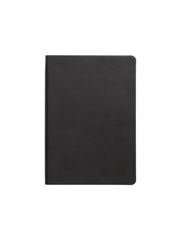 Agenda encuadernada liderpapel sifnos a5 2025 dia pagina color rojo papel 70 gr