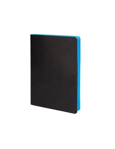 Agenda encuadernada liderpapel sifnos a5 2025 dia pagina color azul papel 70 gr