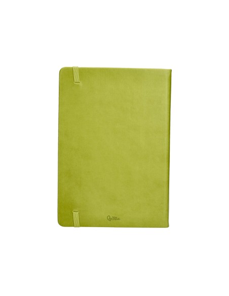 Agenda encuadernada liderpapel mykonos a5 2025 dia pagina color verde claro papel 70 gr