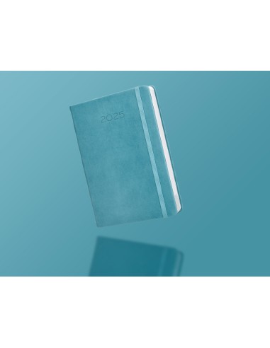 Agenda encuadernada liderpapel mykonos a5 2025 dia pagina light color azul papel 70 gr