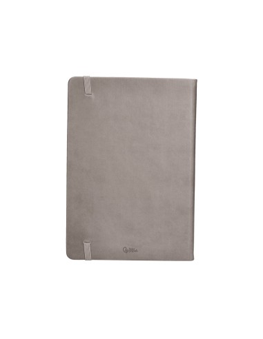 Agenda encuadernada liderpapel mykonos a5 2025 dia pagina color gris papel 70 gr