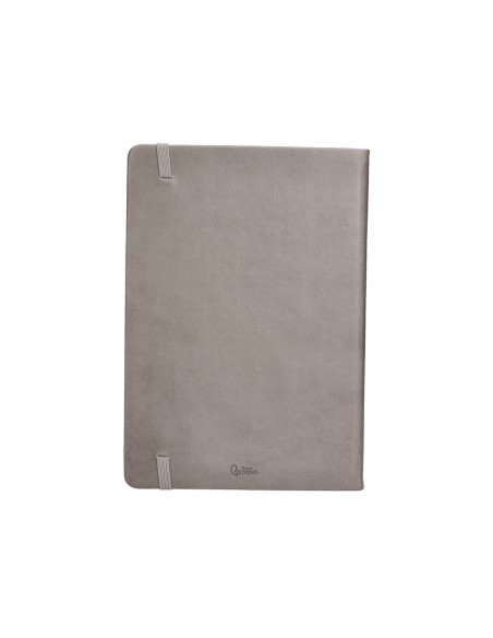 Agenda encuadernada liderpapel mykonos a5 2025 dia pagina color gris papel 70 gr