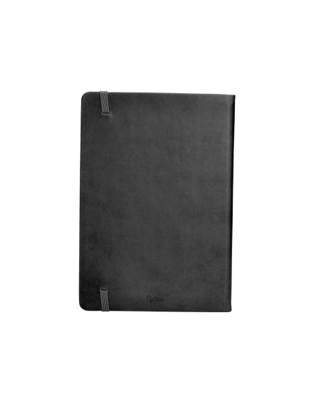 Agenda encuadernada liderpapel mykonos a5 2025 dia pagina color negro papel 70 gr