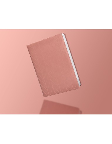 Agenda encuadernada liderpapel lipsi a5 2025 dia pagina color rosa melocoton papel 70 gr