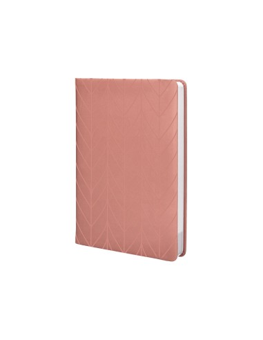Agenda encuadernada liderpapel lipsi a5 2025 dia pagina color rosa melocoton papel 70 gr