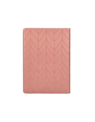 Agenda encuadernada liderpapel lipsi a5 2025 dia pagina color rosa melocoton papel 70 gr